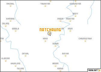 map of Natchaung