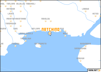 map of Natchino