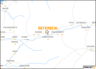 map of Natemachi