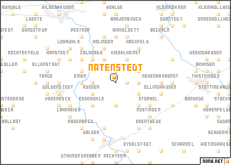 map of Natenstedt