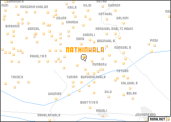 map of Nathinwāla