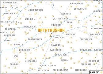 map of Naththu Shāh