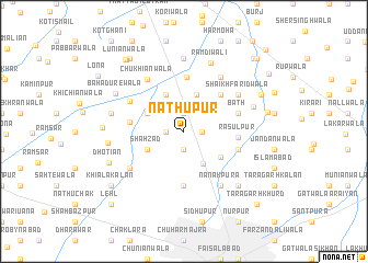 map of Nathūpur