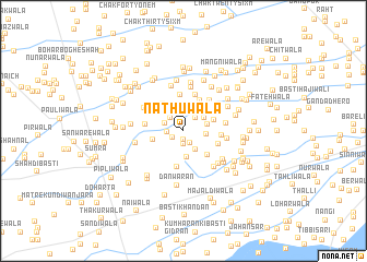 map of Nathuwāla