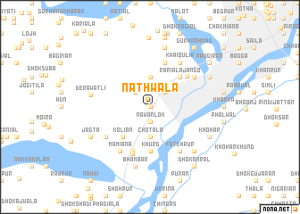 map of Nathwāla