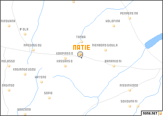 map of Natié