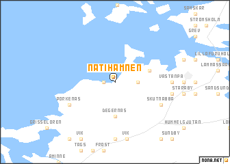 map of Nätihamnen