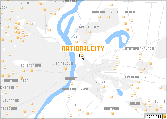 map of National City