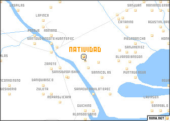 map of Natividad