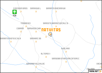 map of Natívitas