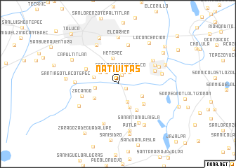 map of Natívitas