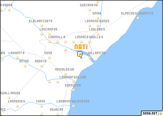 map of Natí