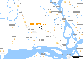 map of Natkyigyaung