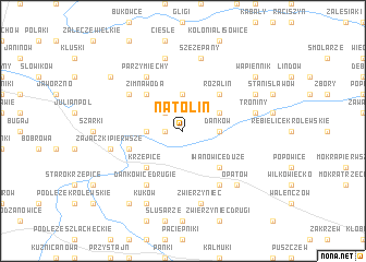 map of Natolin