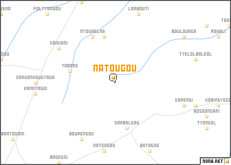 map of Natougou