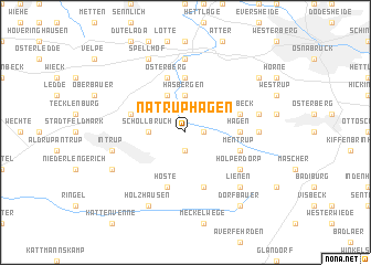 map of Natrup Hagen