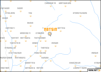 map of Natsin