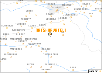 map of Natskhavatevi