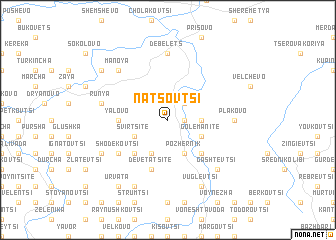 map of Natsovtsi