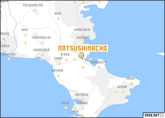 map of Natsushimachō