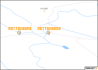 map of Nattavaara