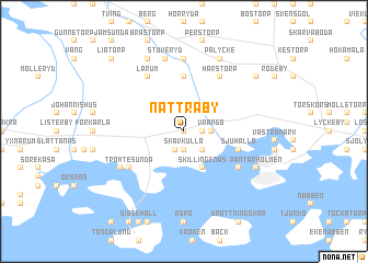 map of Nättraby