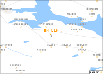 map of Natula