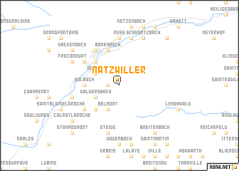 map of Natzwiller