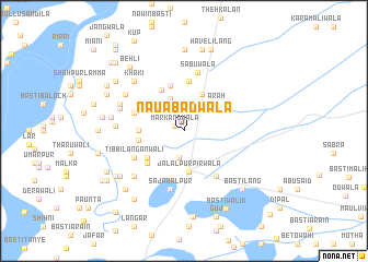 map of Nauābādwāla