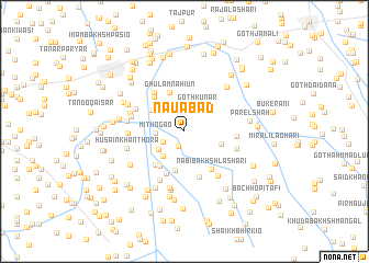 map of Nauābād