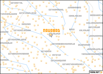 map of Nauābād