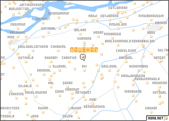 map of Naubhar