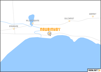 map of Naubinway