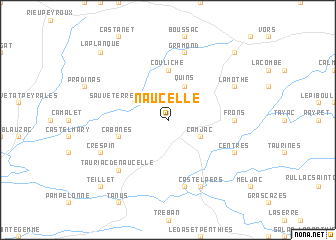map of Naucelle