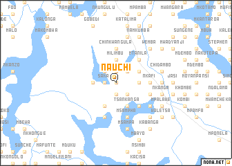 map of Nauchi