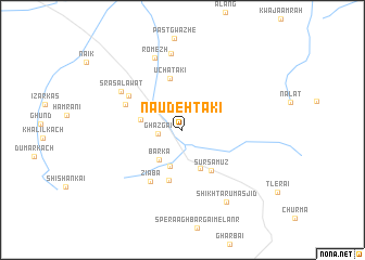 map of Naudeh Taki