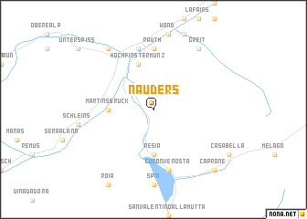 map of Nauders