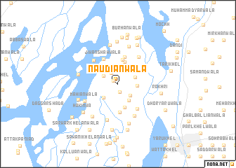 map of Naudiānwāla