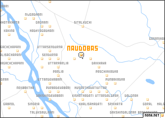 map of Naudobās