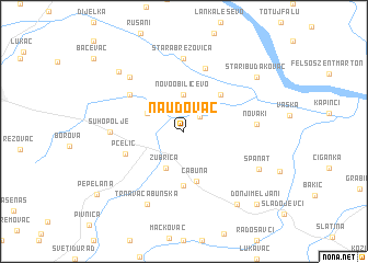map of Naudovac
