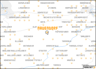 map of Nauendorf