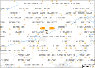map of Nauendorf