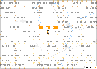 map of Nauenhain