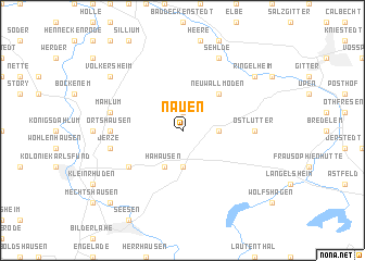 map of Nauen