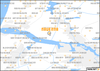 map of Nauerna