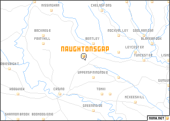 map of Naughtons Gap