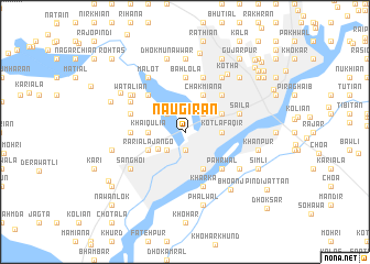 map of Naugirān