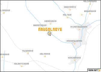 map of Naugolʼnoye