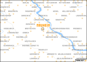 map of Nauheim