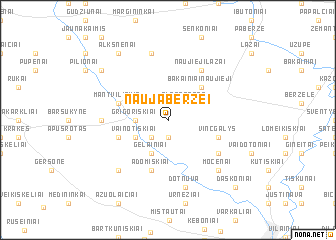 map of Naujaberžė I